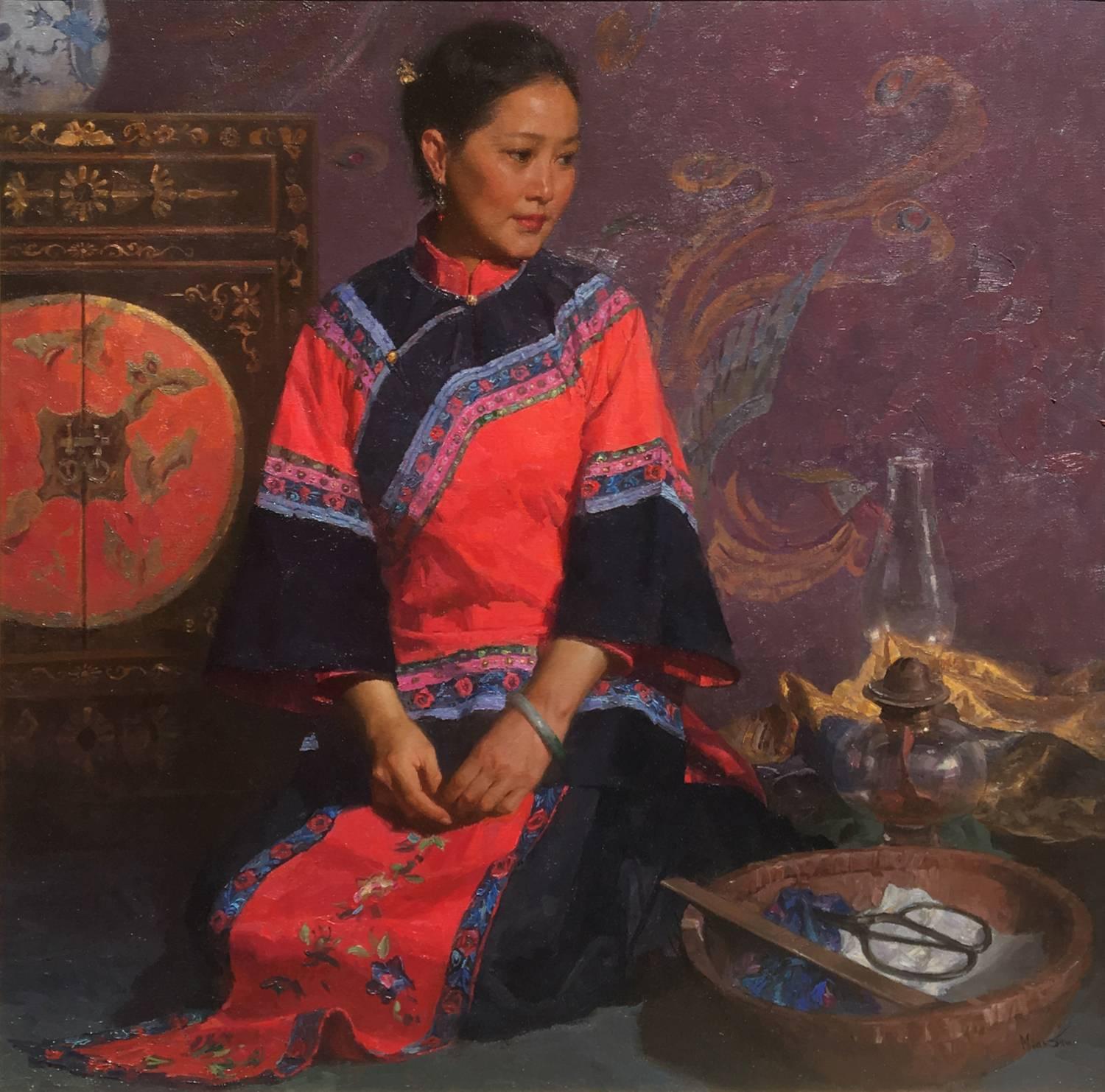 Mian Situ Figurative Painting - The Heiress's Closet