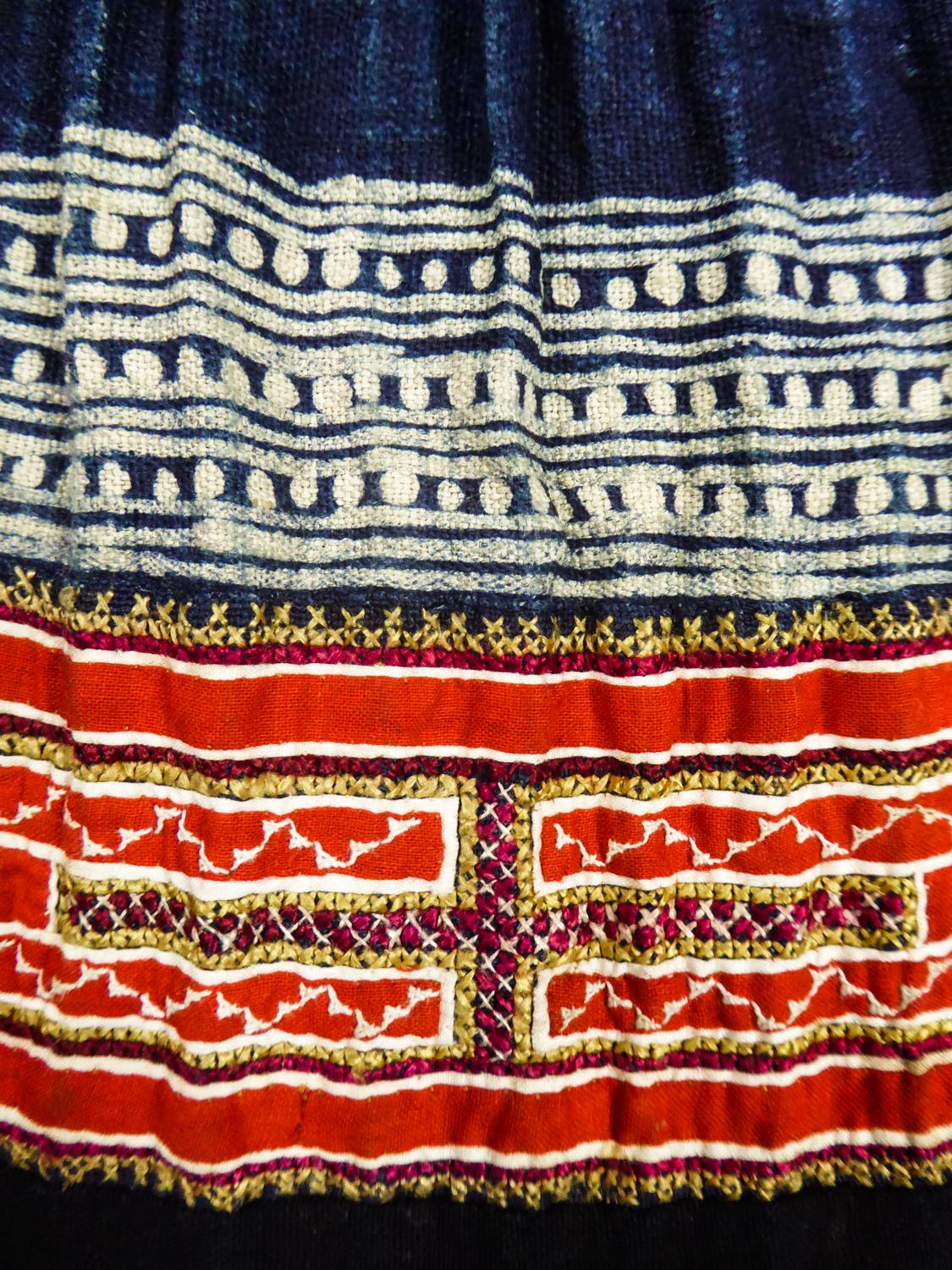 Black Miao - Hmong Pleated Skirt - Thailand Circa 1950