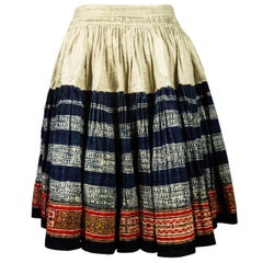 Vintage Miao - Hmong Pleated Skirt - Thailand Circa 1950