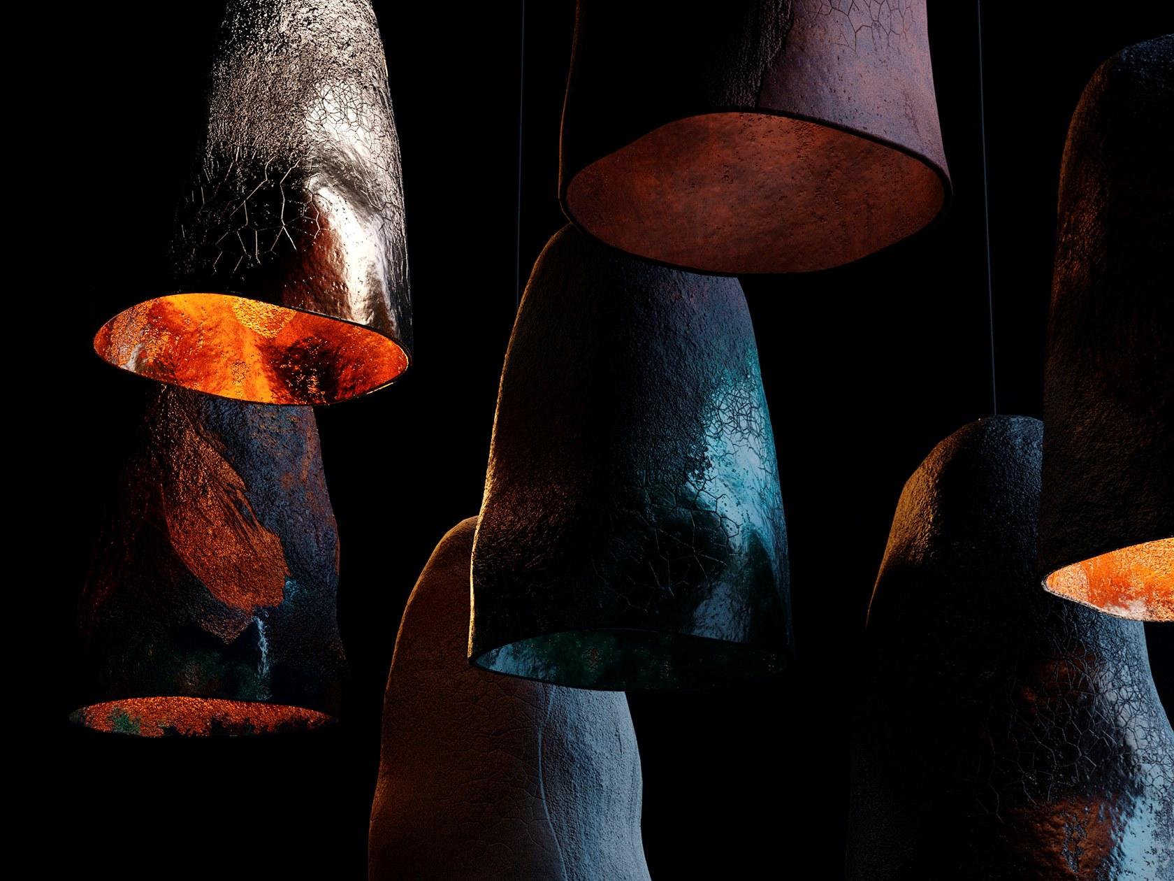 Contemporary Miata Pendant Lamp by Makhno For Sale