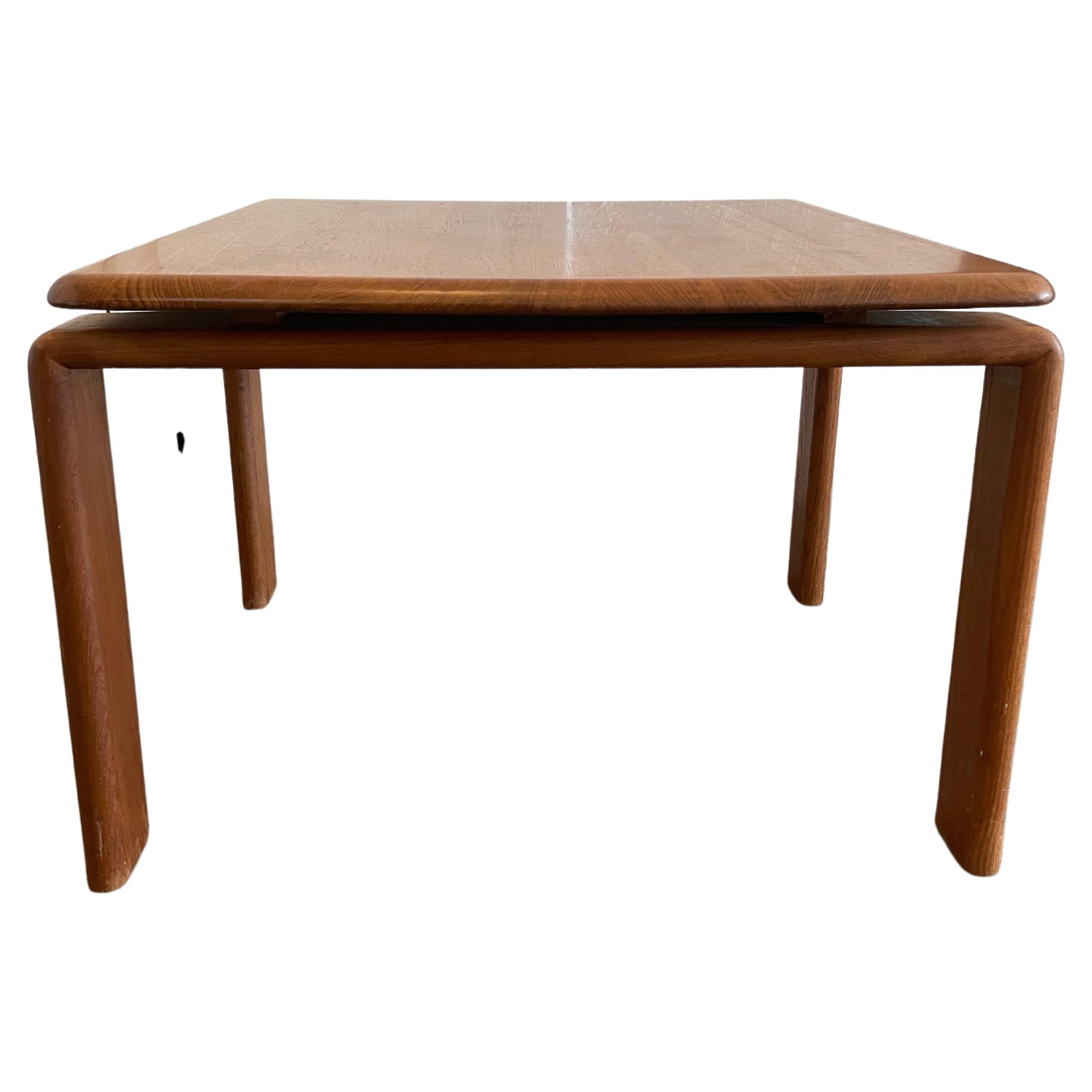Mid Century Danish Modern Solid Teak wood side table or Coffee Table