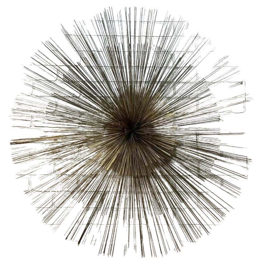 Curtis Jere Midcentury Pom Urchin Lighted Floor Sculpture For Sale at ...