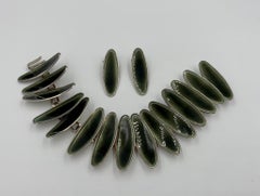 MIC Neugel Sweden Modern Bracelet Earrings Enamel Sterling Silver Scandinavian