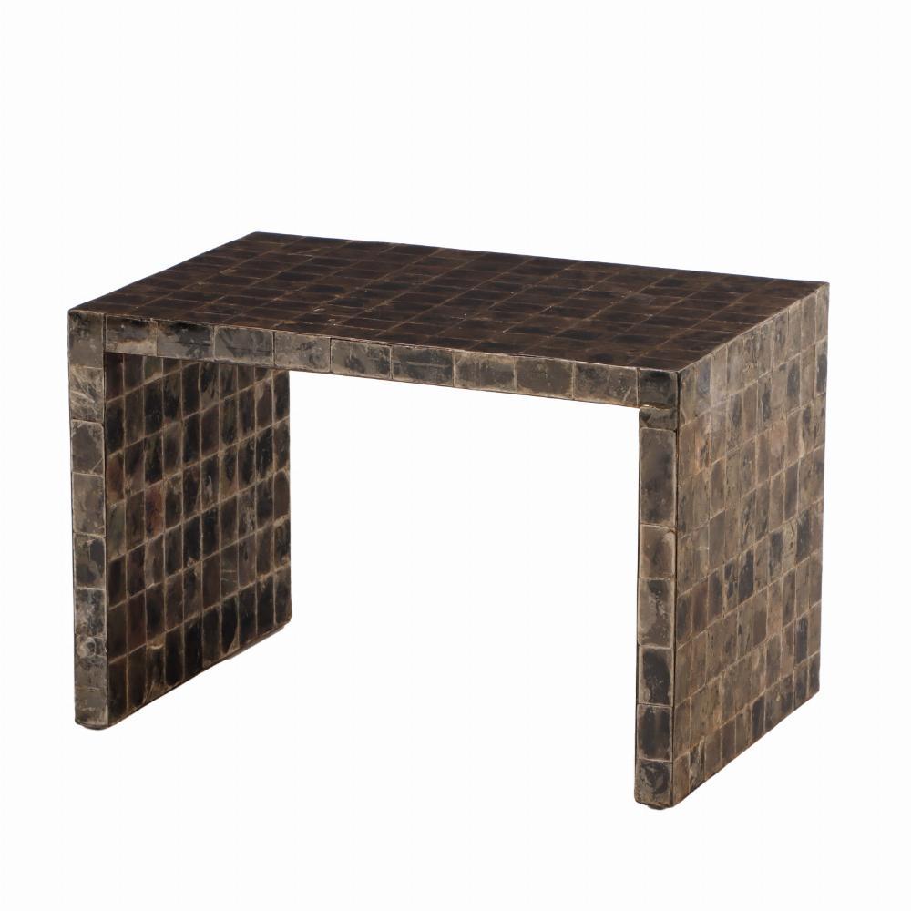 Argentine Mica end table or coffee table in the manner of Jean-Michel Frank. For Sale