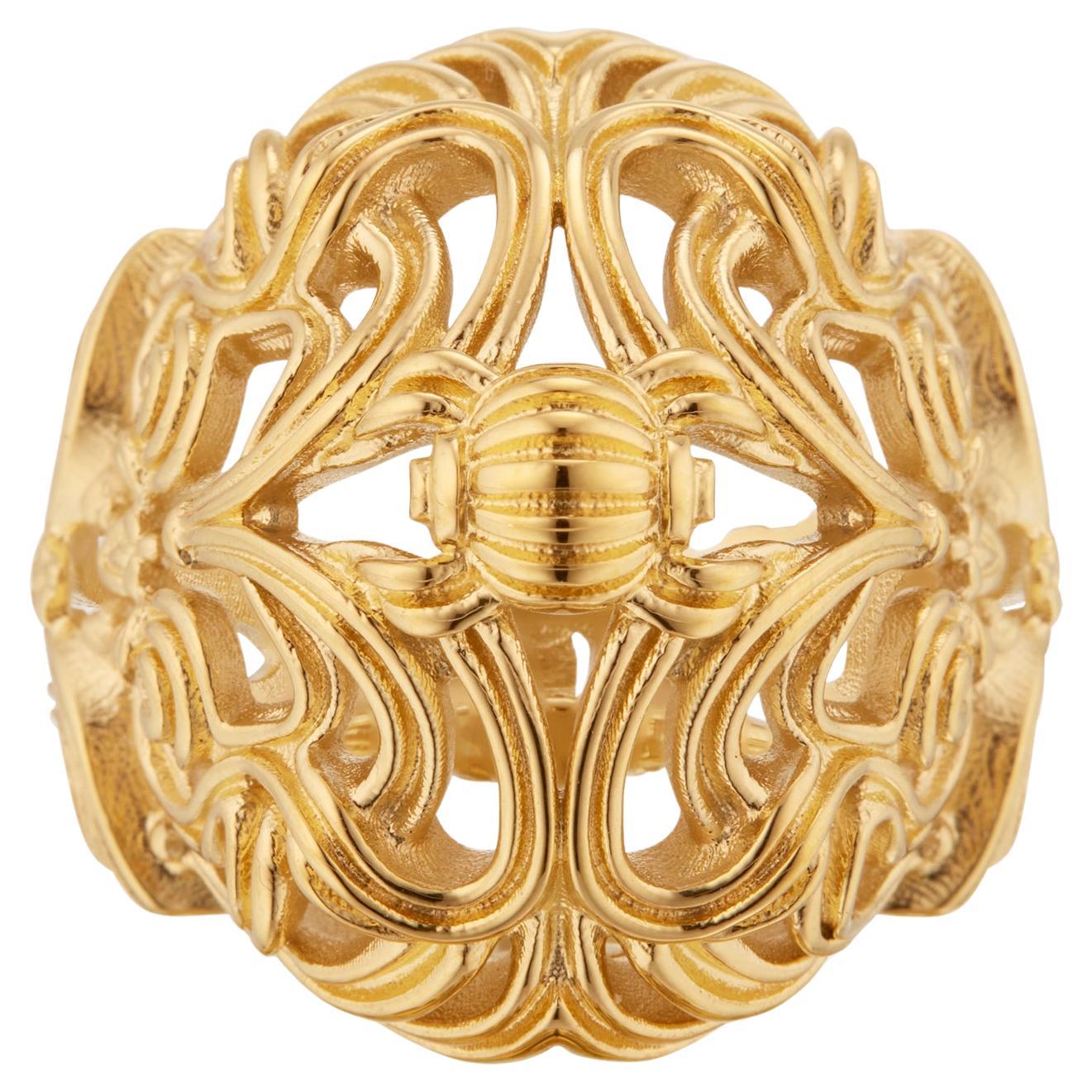 Anello Cocktail Micah Antoni in oro giallo 18 carati
