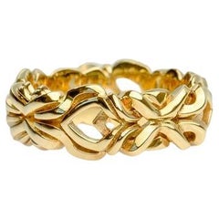 Micah Antoni 18K Yellow Gold Tracery Band Ring