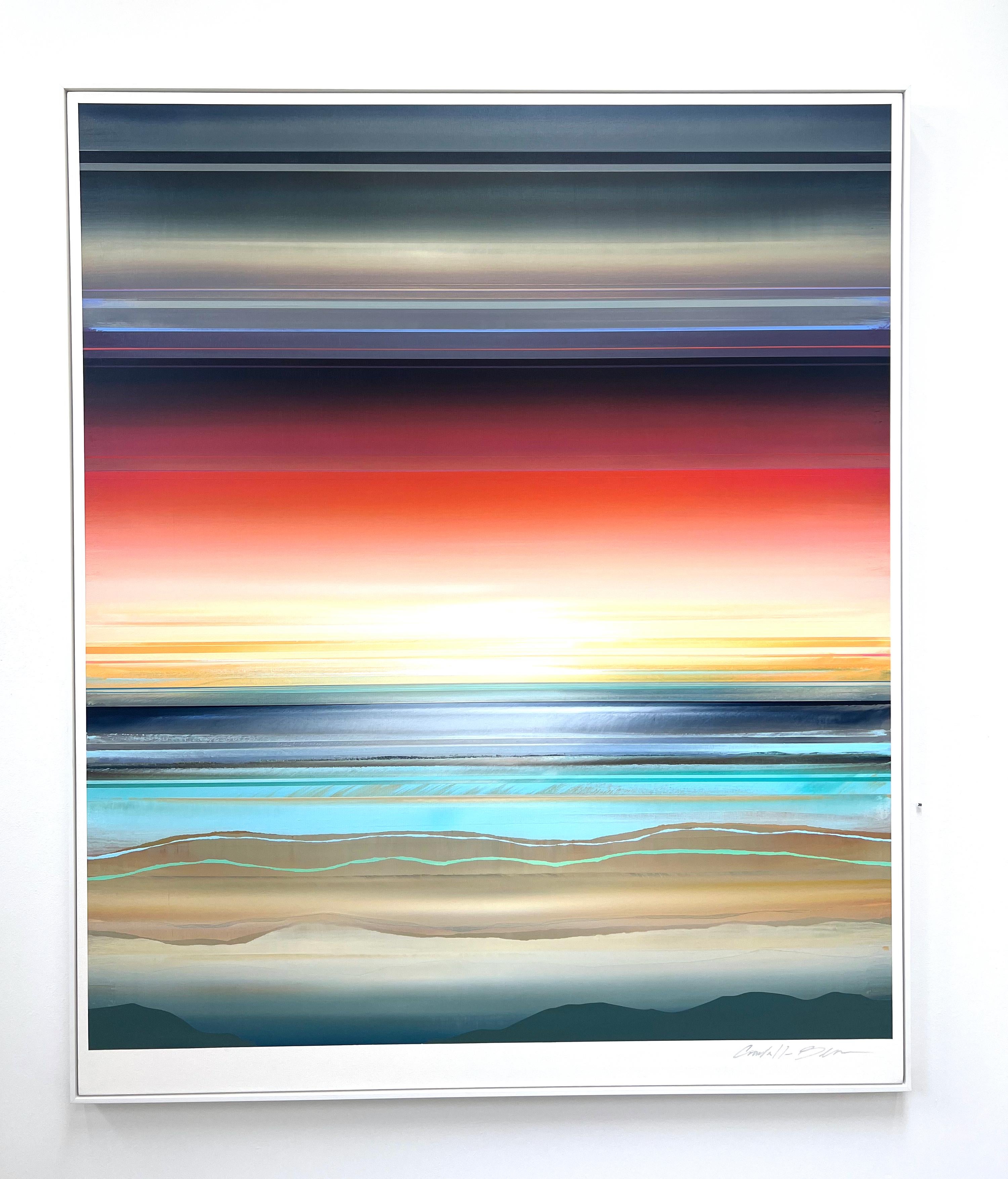 Sangue caldo - Abstract Painting Marrone di Micah Crandall-Bear
