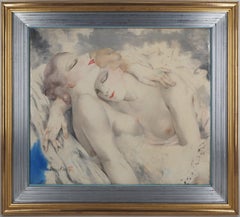 Asleep Ballerinas - Original Oil on Canvas - Signed