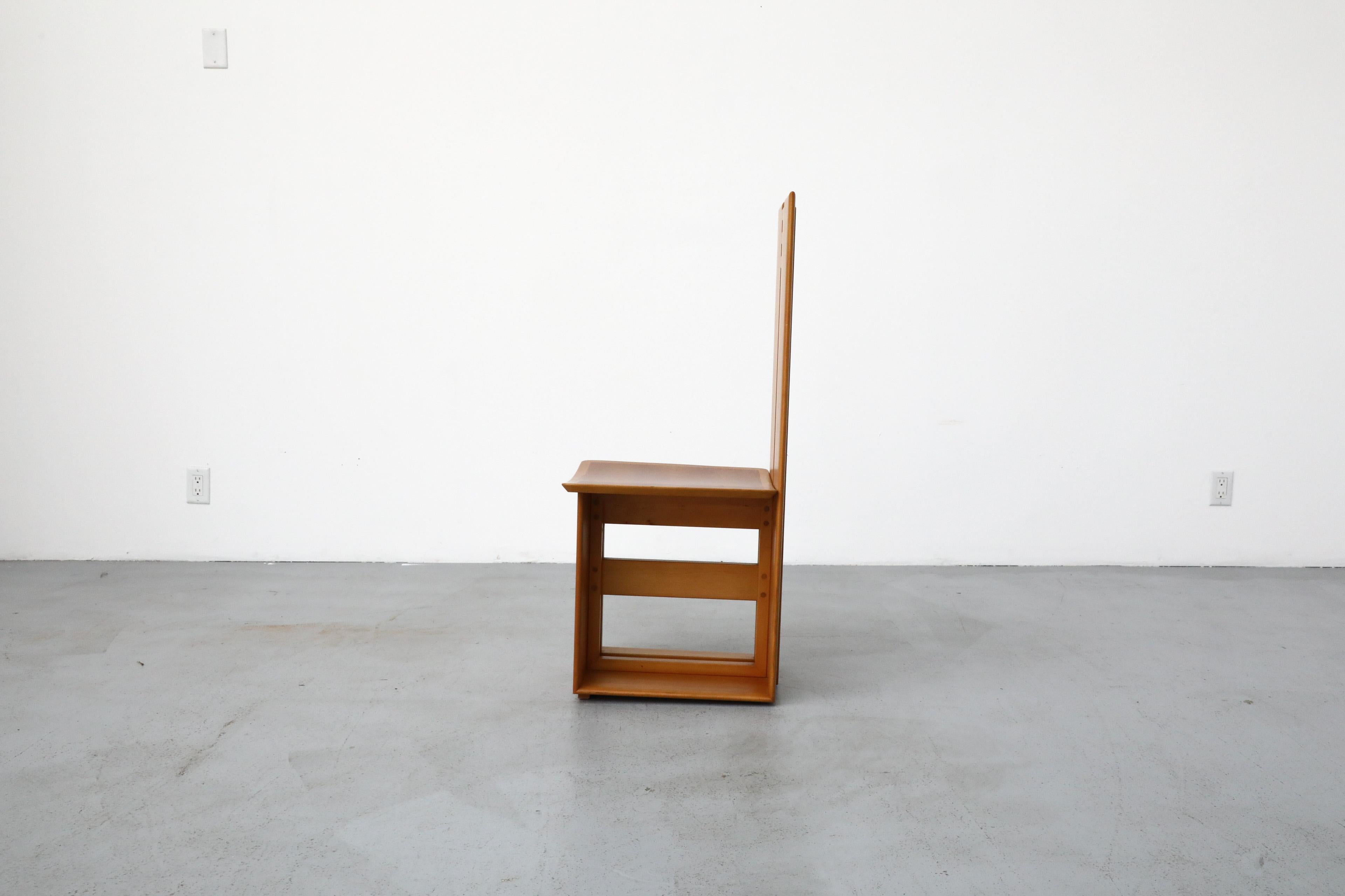 Silla Micene de Ferdinando Meccani para Meccani Arredamenti, 1978 Italiano en venta