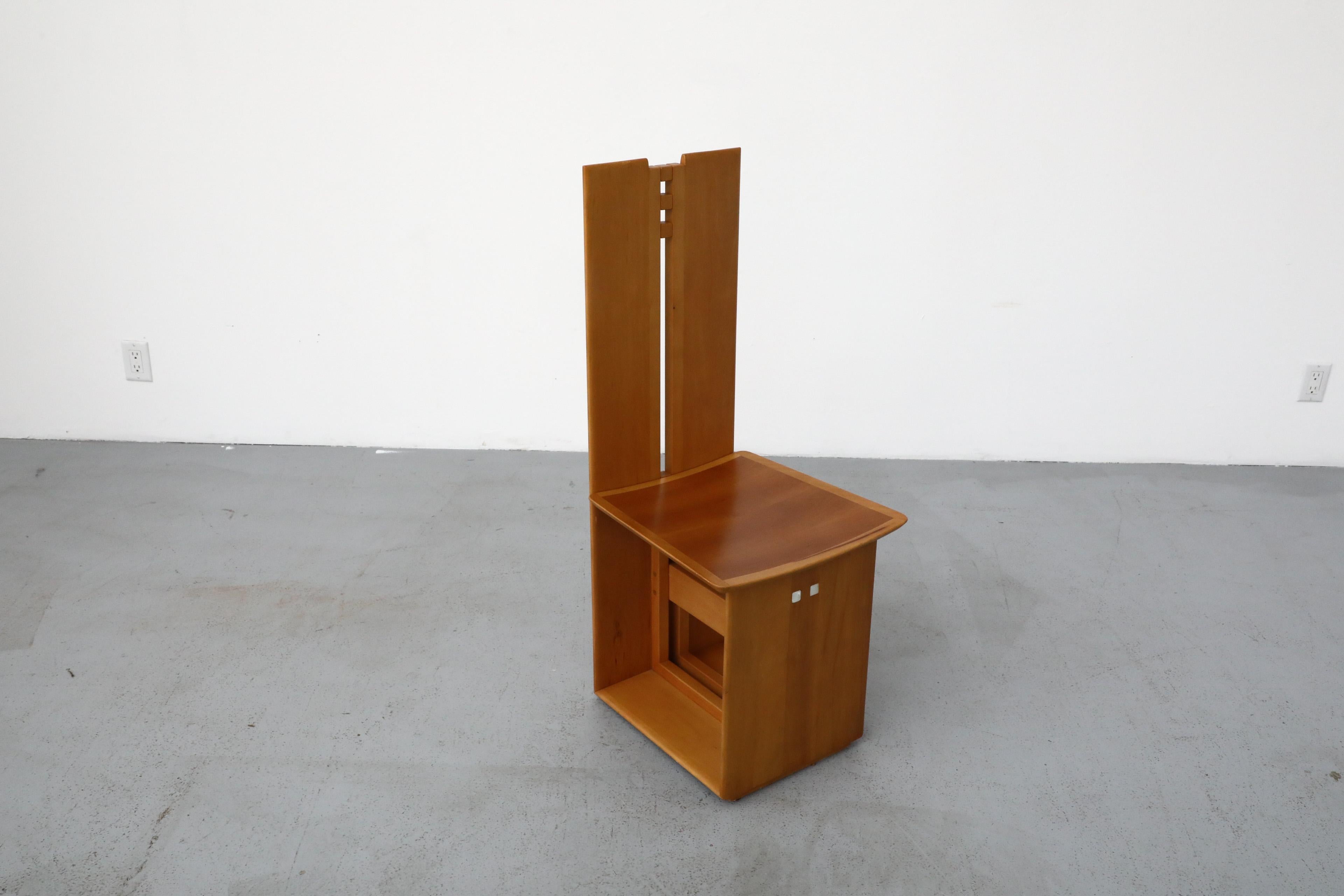 Silla Micene de Ferdinando Meccani para Meccani Arredamenti, 1978 finales del siglo XX en venta