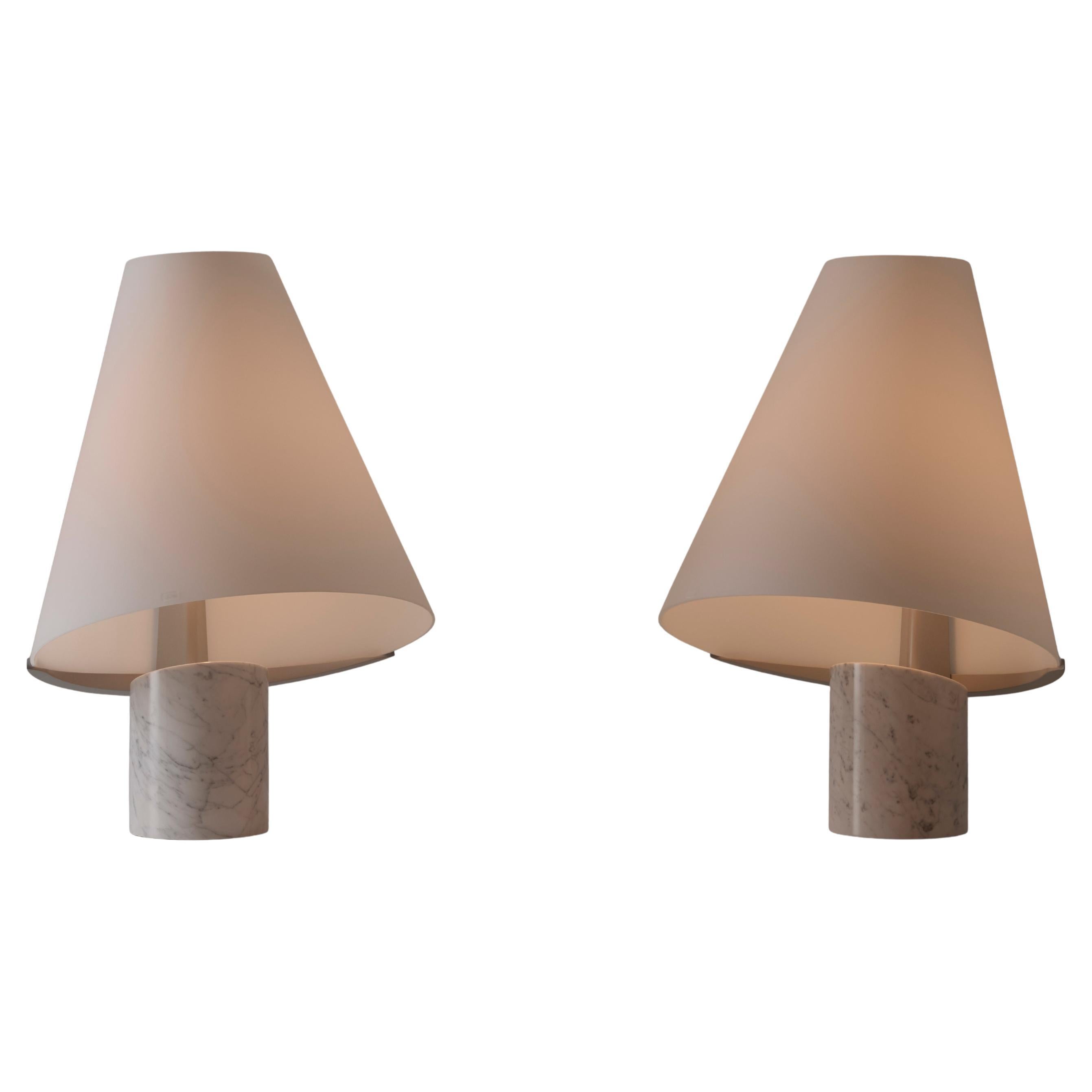 Micene Table Lamps by Renato Toso & Noti Massari for Leucos