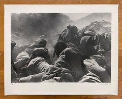 Artillery Barrage, Suez Canal, Yom Kippur War by Micha Bar-Am, 1973