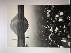 Halden der 1st May Mine, alte Dosen schwimmen, Silbergelatinefotografie