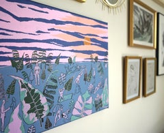 Holiday - Polish Young Art, Contemporary Figurative Painting, Nature, People