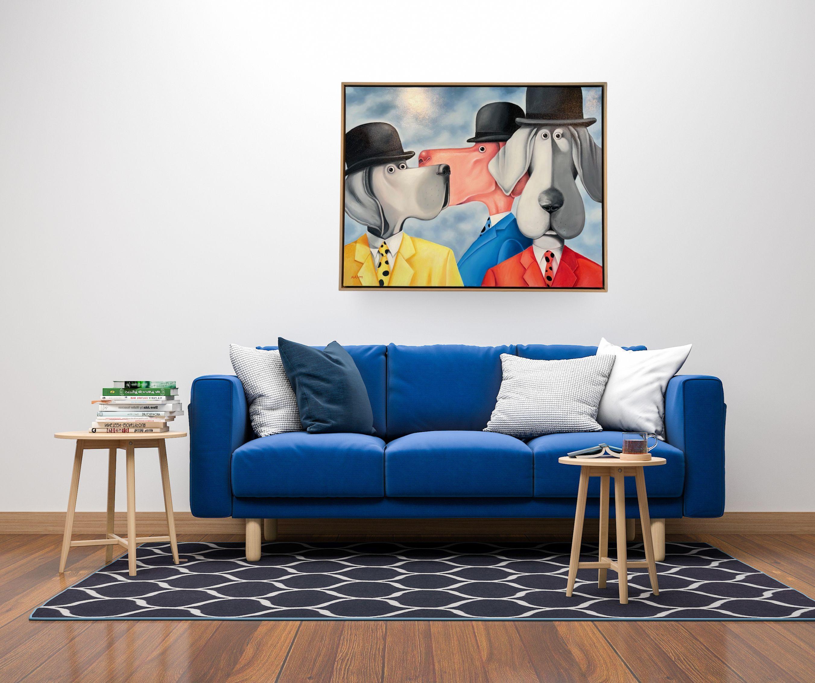 Who? Why? What? - Original animal surrealistic painting-contemporary art For Sale 2