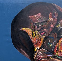 Tutto nella mia testa - 21° secolo contemporaneo, Figurativo, Uomini, Amore, Pensieri