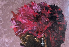 Cast Aside 2 -21. Jahrhundert Zeitgenössisches, figuratives Porträt Afrika Moderne Frau