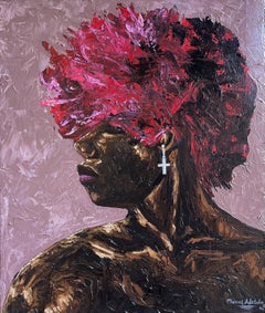 Cast Aside 2 -Siglo XXI Contemporáneo, Retrato Figurativo África Mujer Moderna