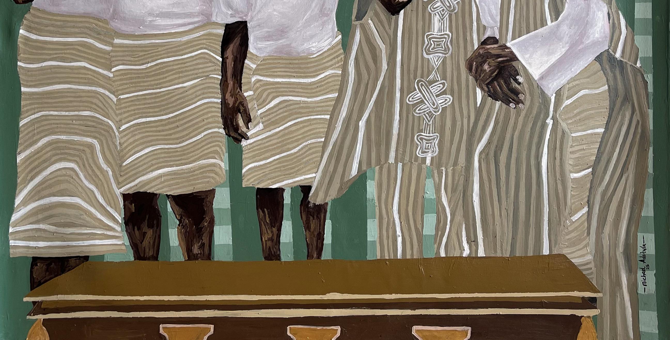 The celebration of life and death in Yoruba land is deeply connected to the use of Aso Oke, a traditional and cultural wear of the Yorubas. The ones used in Ondo to celebrate the living and the dead come in different styles and colours. Some of them