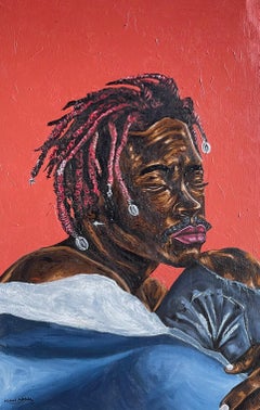 El abrazo de la soledad - Contemporáneo del siglo XXI, Figurativo, Retrato, Moderno