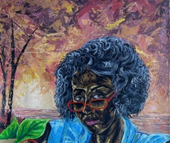 Timeless Reflection - 21st Century Contemporary, Figurative, Portrait, Modern