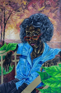 Timeless Reflection - 21st Century Contemporary, Figurative, Portrait, Modern