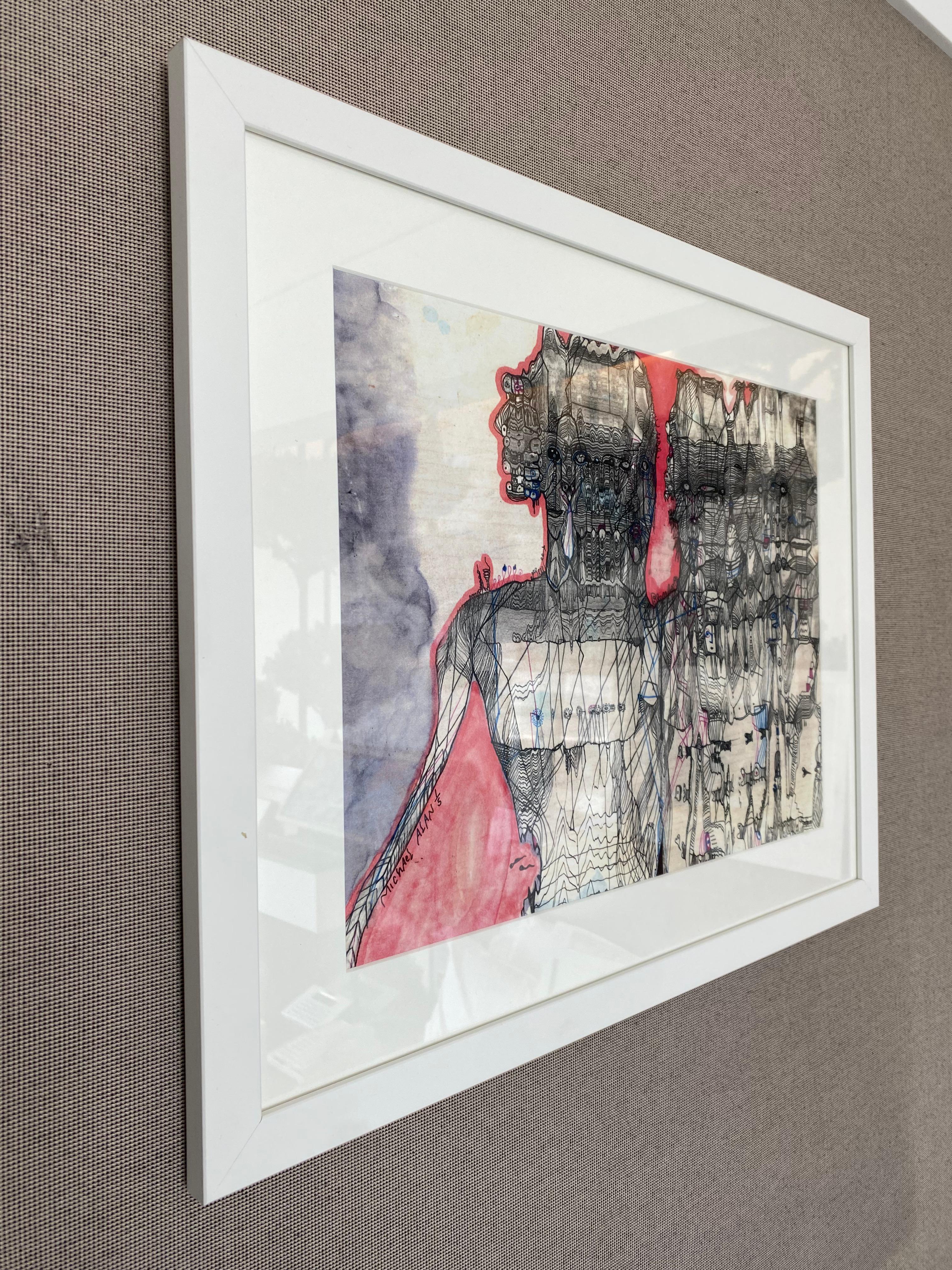 Arte contemporáneo americano de Michael Alan - Hiperreacción en venta 1