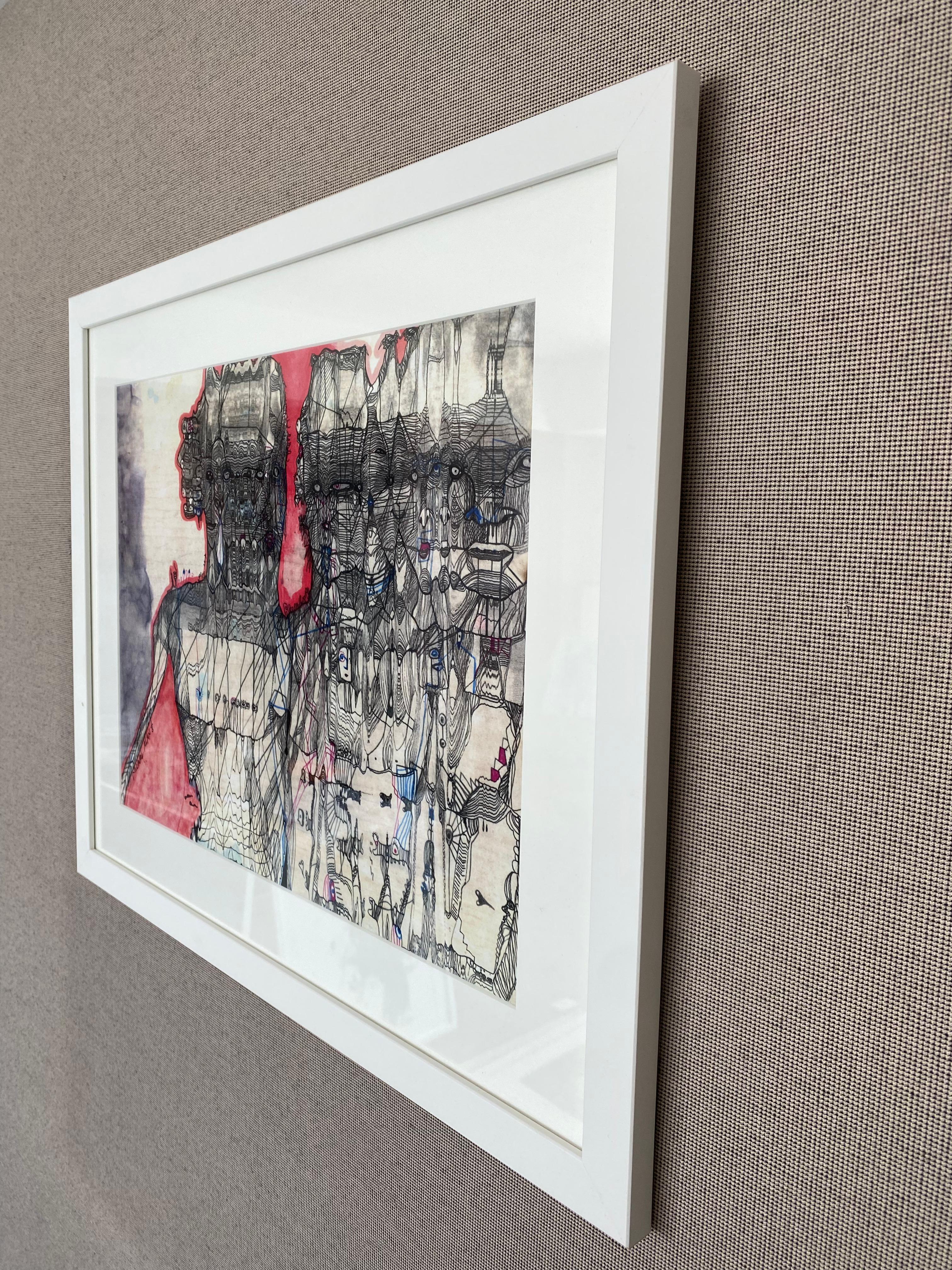 Arte contemporáneo americano de Michael Alan - Hiperreacción en venta 2