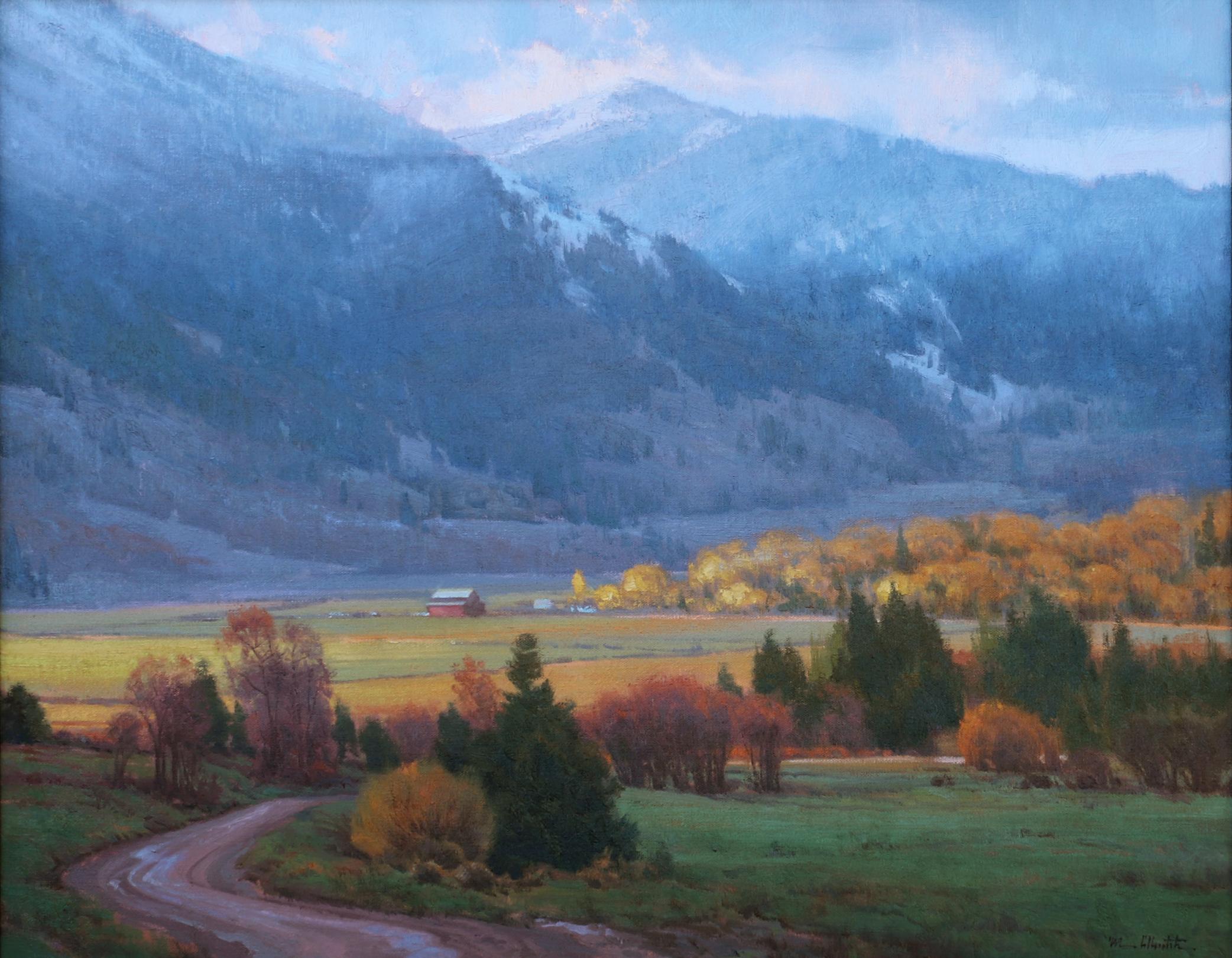 First Days of Summer - Realist Painting by Michael Albrechtsen