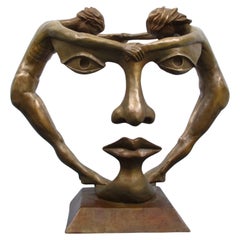 Michael Alfano "We Two Together" Figural Sculpture 