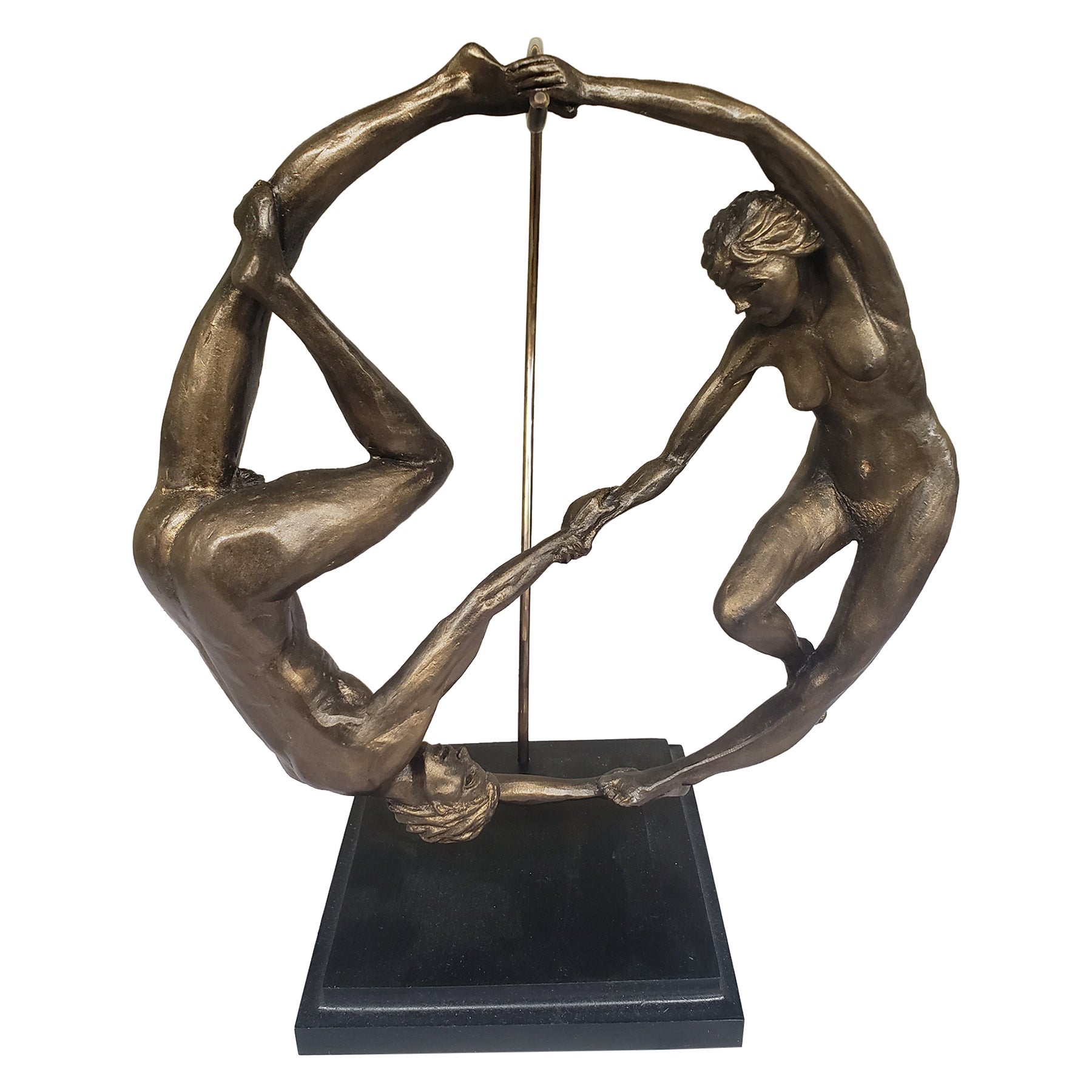 Michael Alfano Yin Yang „Being and Non-Being.“ Figurale Bildhauerei im Angebot