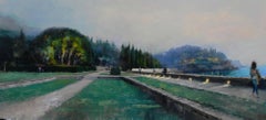 Adriatic  - landscape ocean sea Italy blue oil painting contemporary realism 