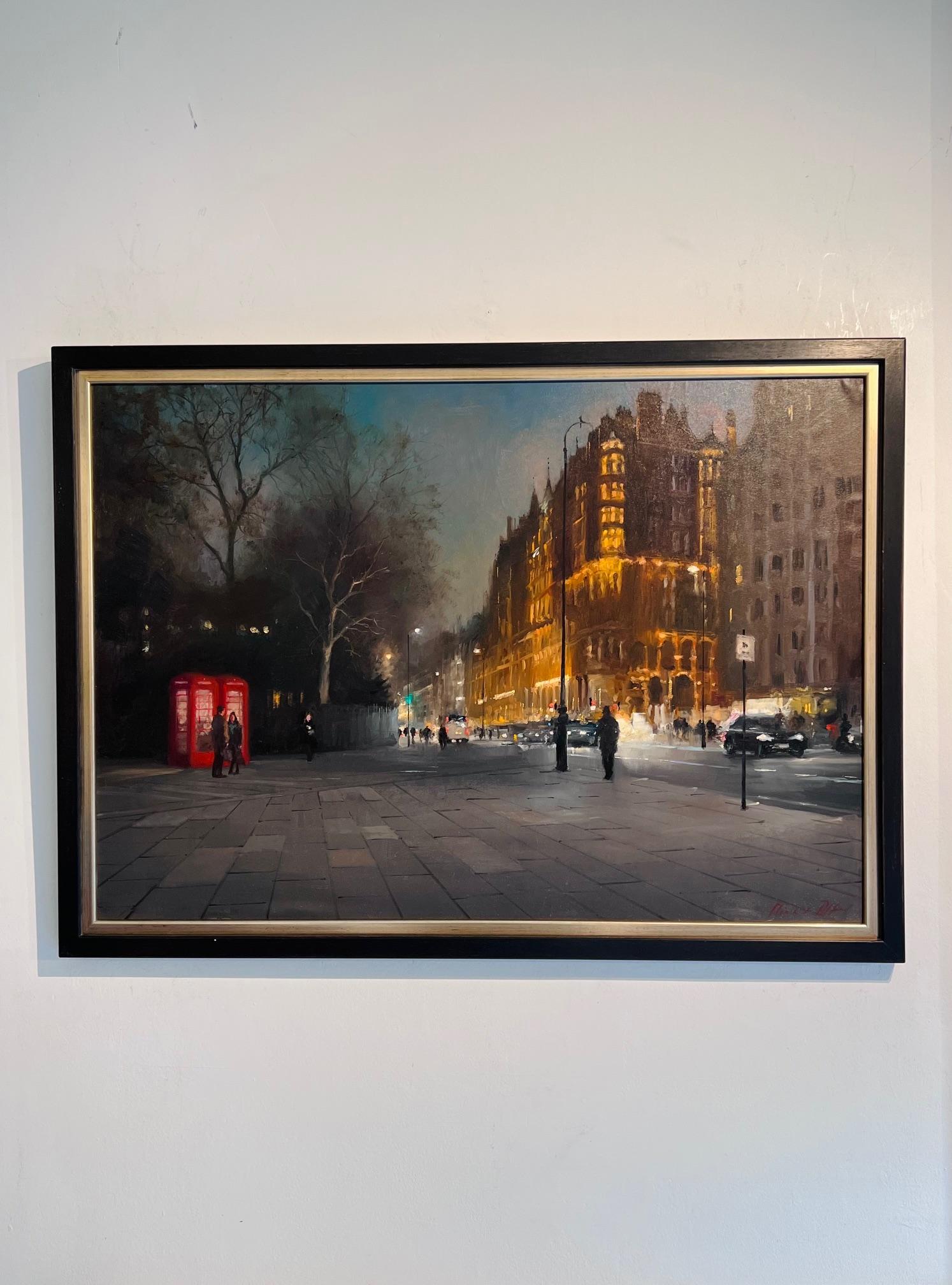 Bloomsbury - pintura al óleo impresionismo original-Arte contemporáneo - Painting de Michael Alford