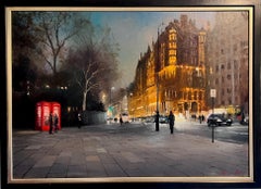 Bloomsbury - pittura ad olio originale dell'impressionismo - arte contemporanea
