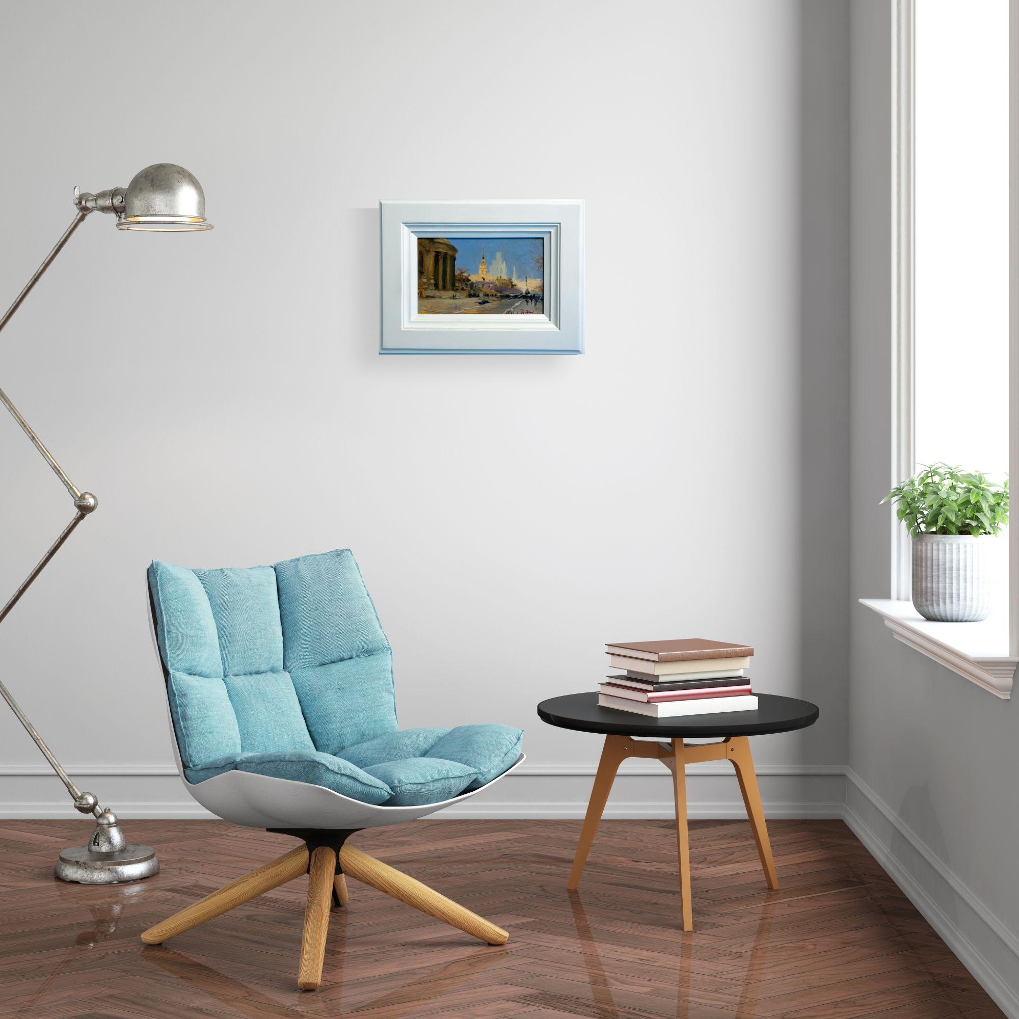 Cannon Street-originale Impressionismus Stadtbild Ölgemälde-zeitgenössische Kunst im Angebot 1