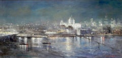 Capital 2 EC4 original city landscape painting