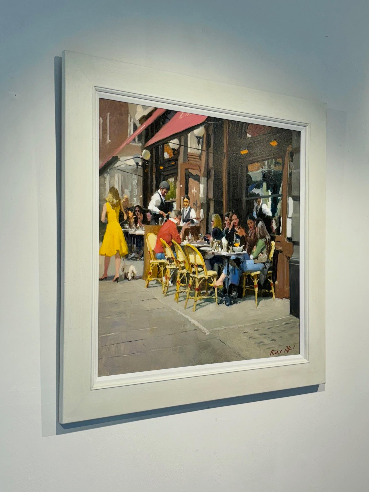 Colbert, Afternoon original impressionistische figurative Malerei - Zeitgenössische Kunst (Impressionismus), Painting, von Michael Alford