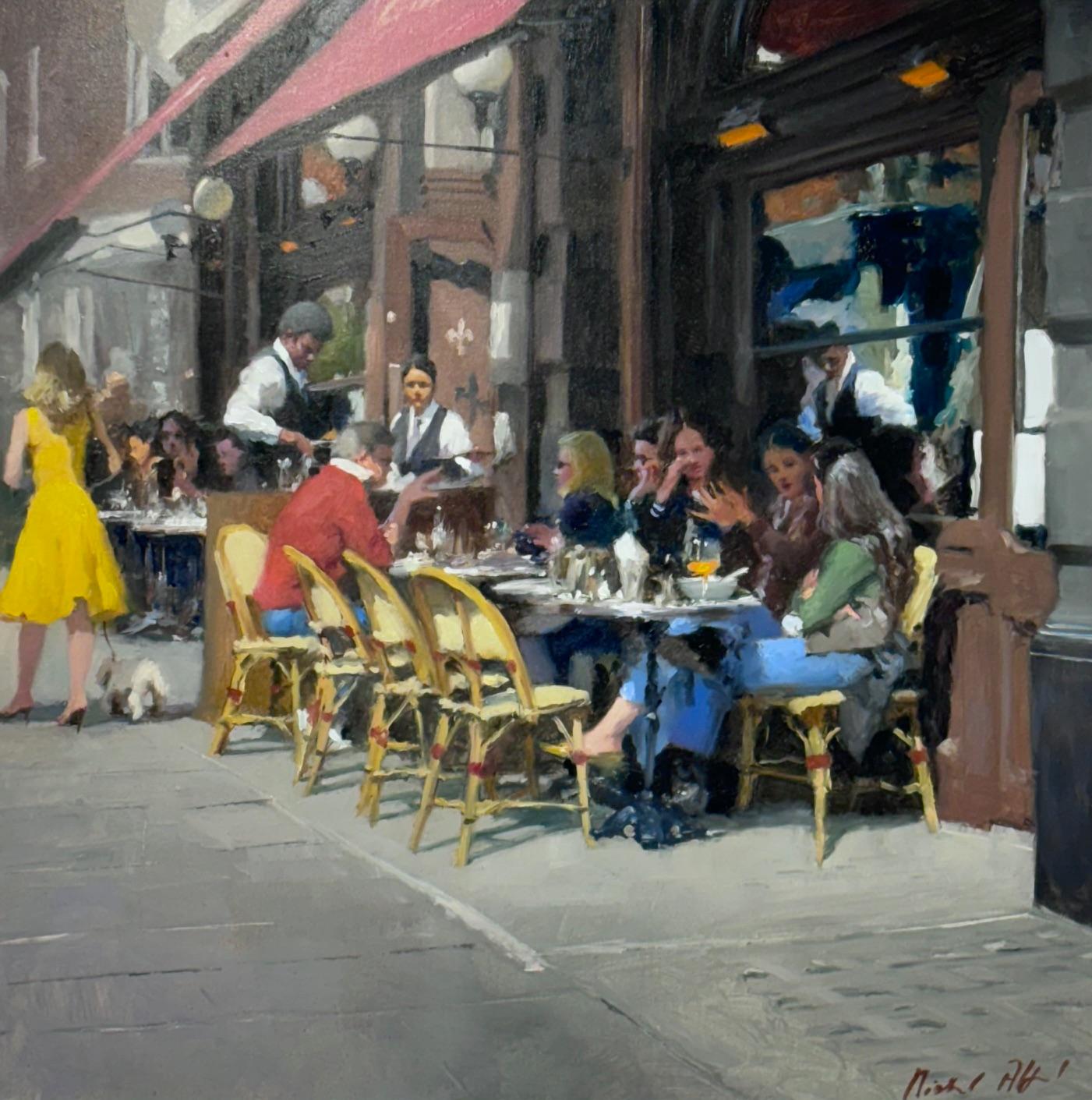 Colbert, Afternoon original impressionist figurative painting-contemporary art
