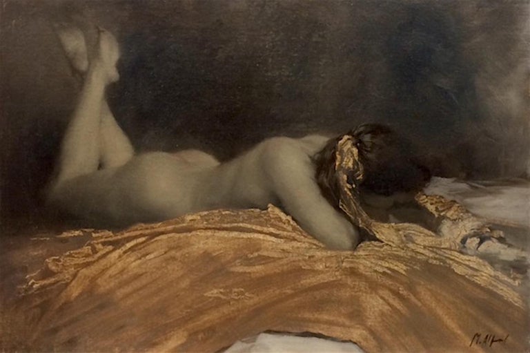 Michael Alford Nude Painting I Original Figurative