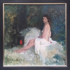 Seated Nude on the Diagonal