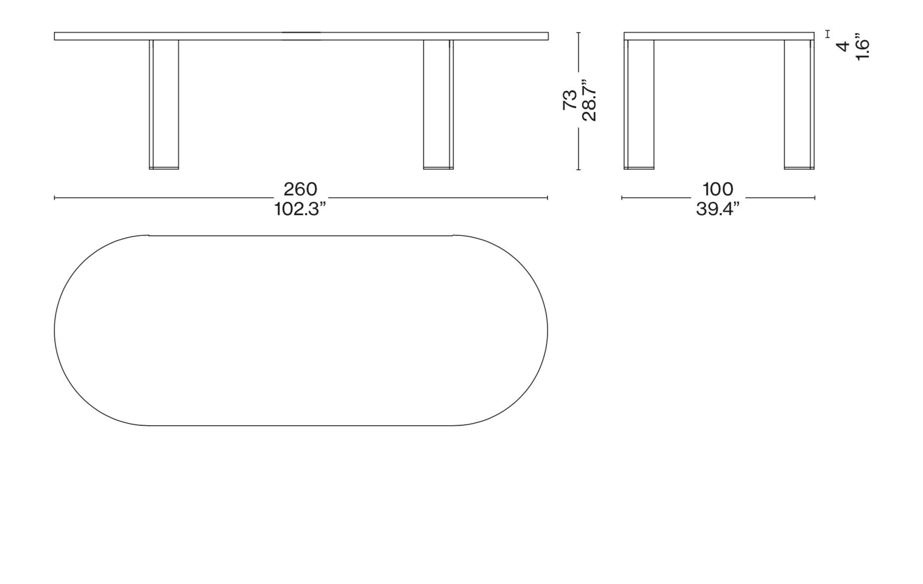 Table ordinaire Michael Anastassiades pour Cassina en vente 5