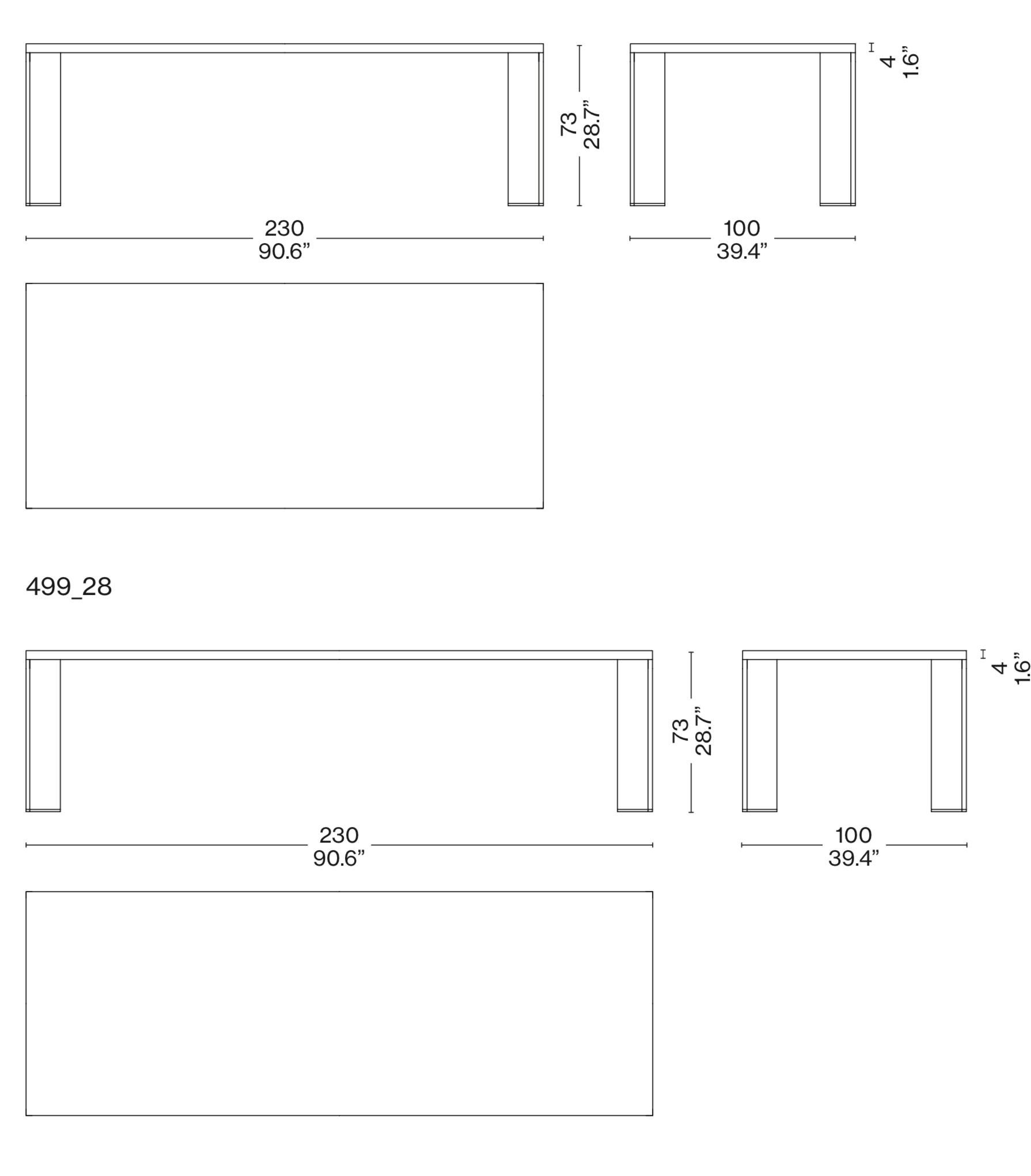 Michael Anastassiades Tabla ordinal para Cassina en venta 10