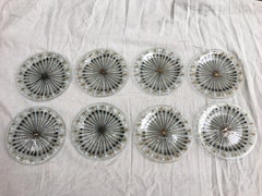 Michael and Frances Higgins Set of 8 Plates, All Etched Signatures