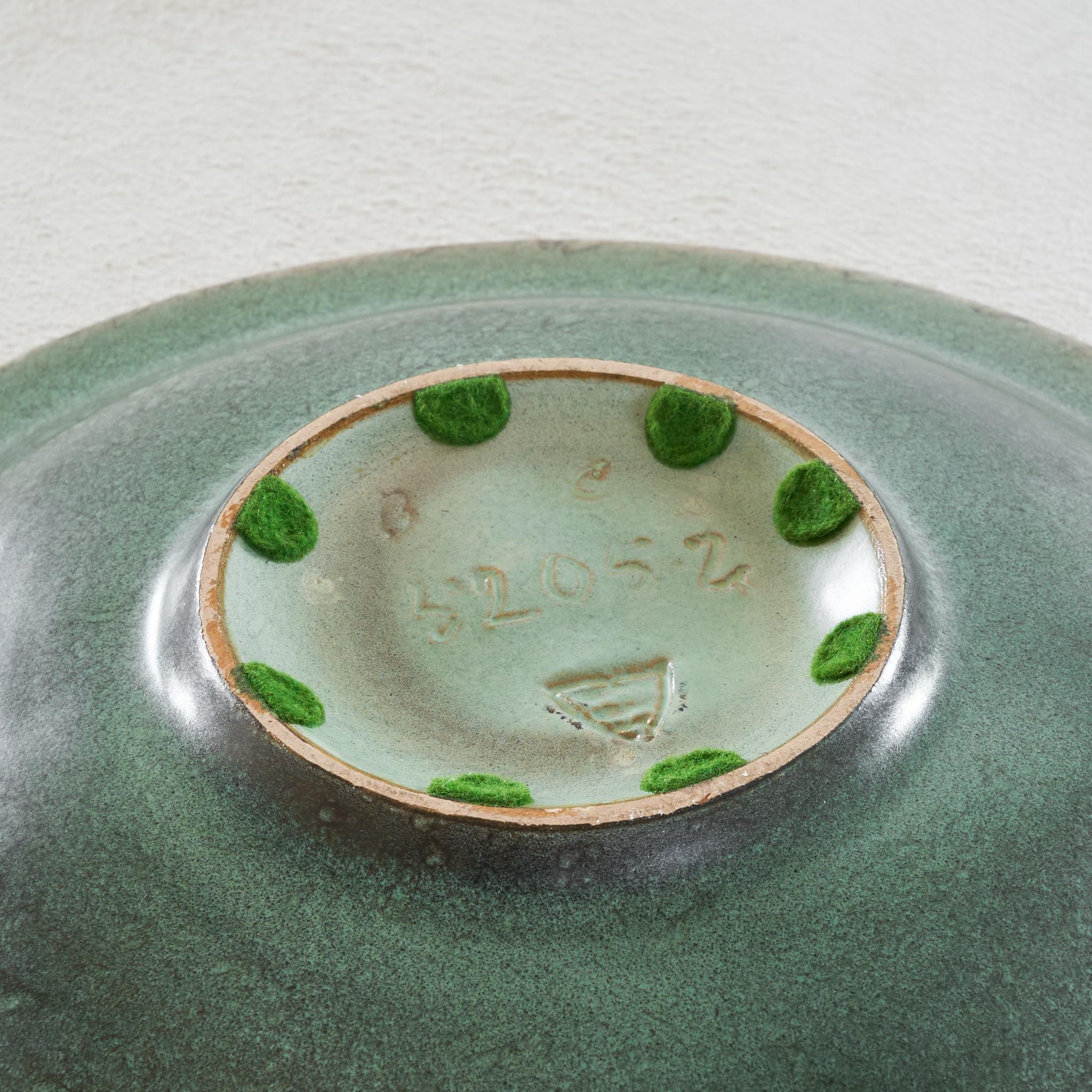 Michael Andersen Bas-Reliëf 'Galop' Art Deco Pottery Centerpiece Denmark 1930s 3