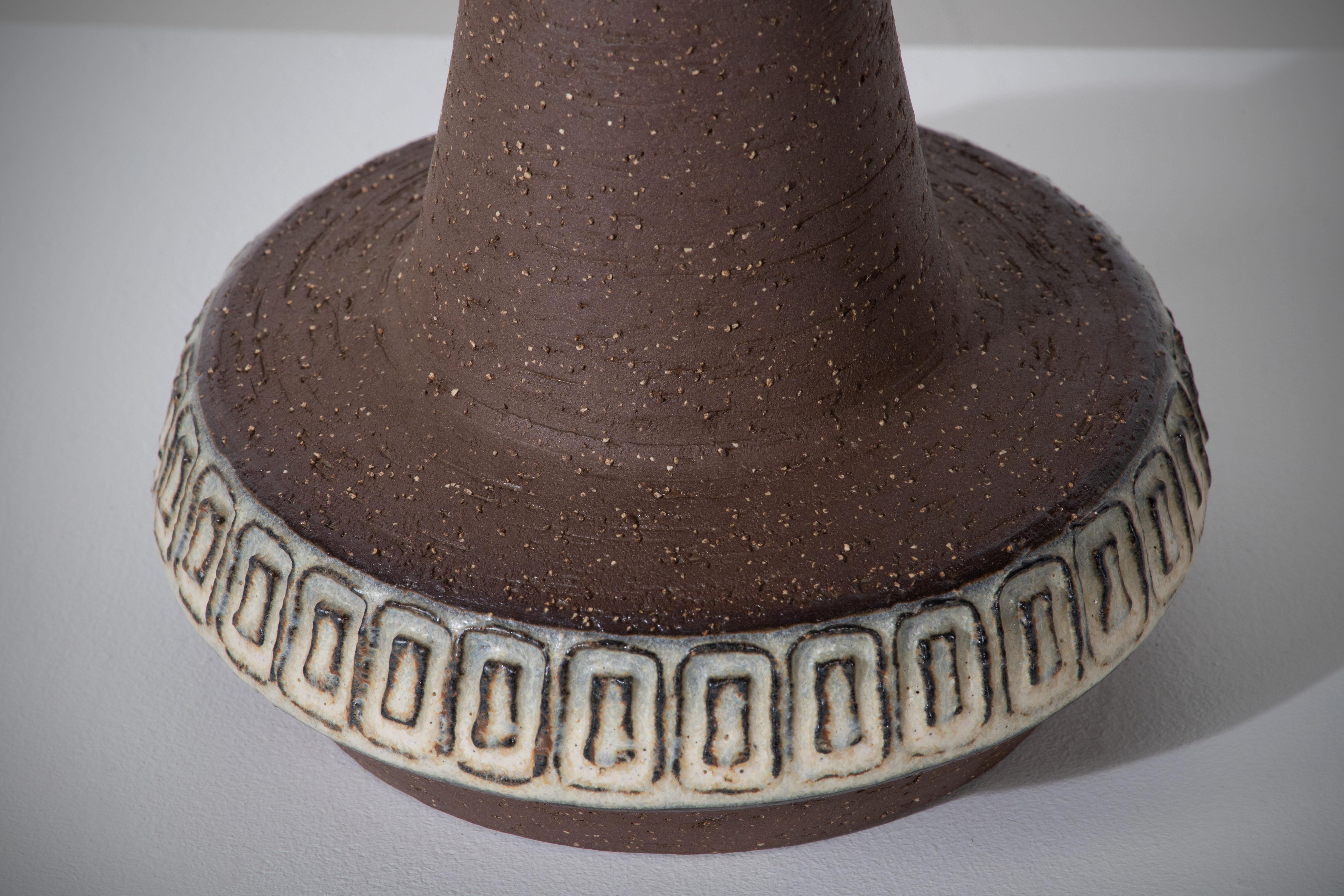 Lámpara de cerámica Michael Andersen Bornholm, Dinamarca, años 60 en venta 1
