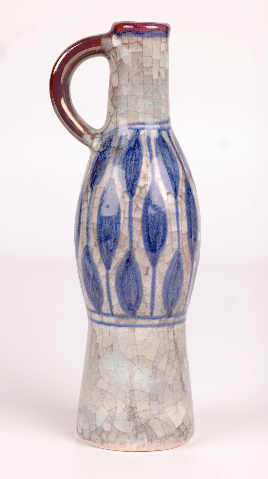 Dänische Keramikvase in Flasche, Bornholm, Michael Andersen Bornholm im Angebot 4