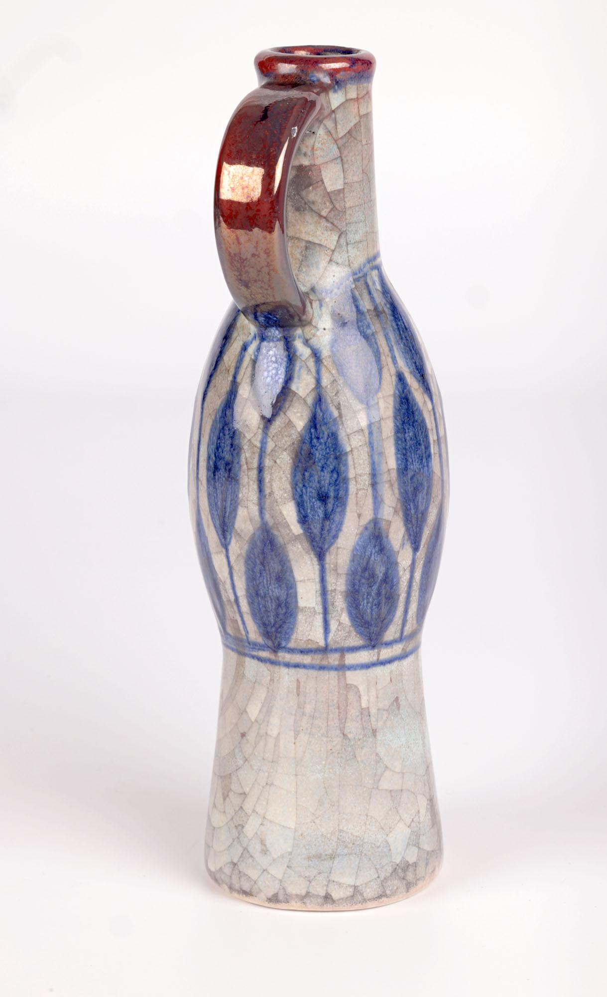 Dänische Keramikvase in Flasche, Bornholm, Michael Andersen Bornholm im Angebot 8