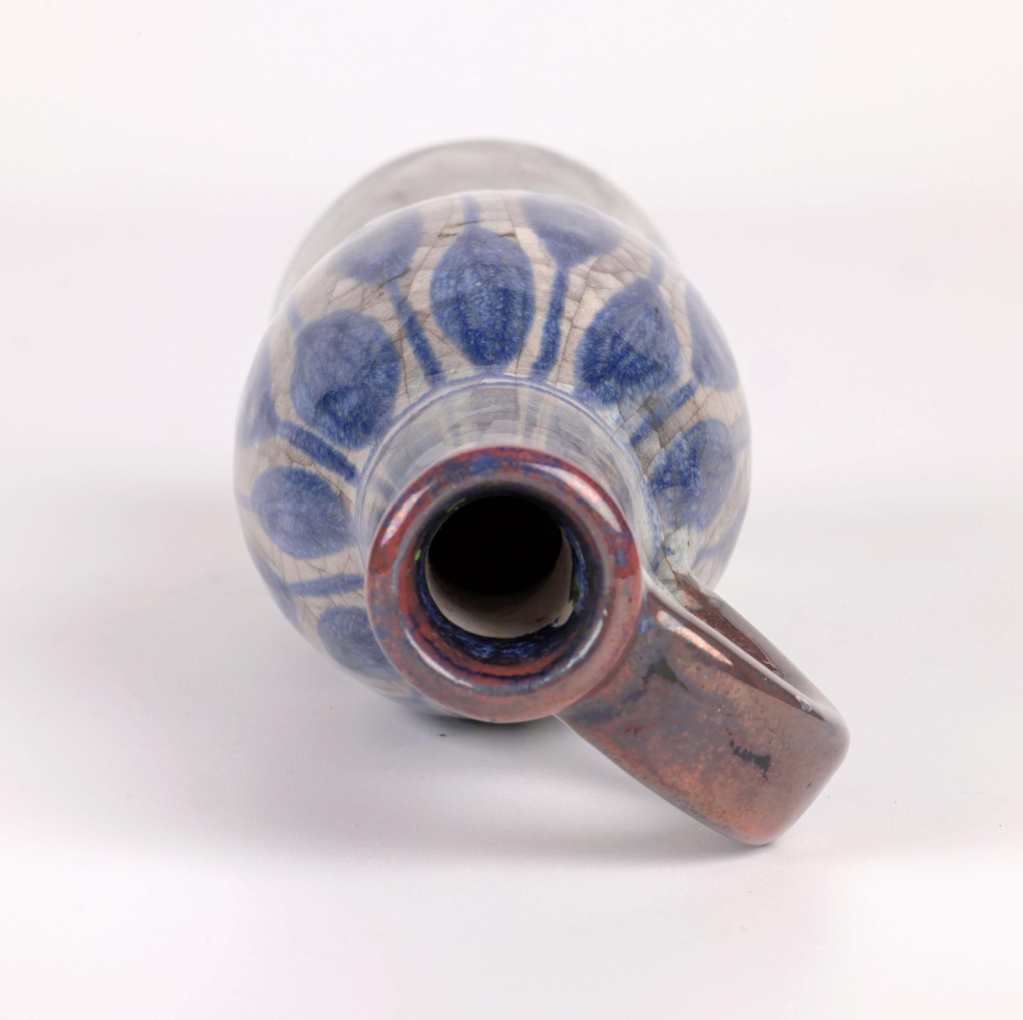 Michael Andersen Bornholm Danish Ceramic Bottle Vase For Sale 1