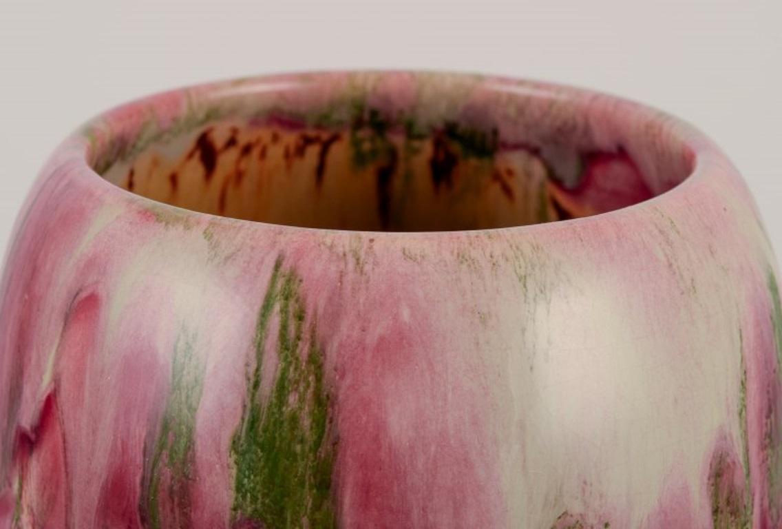 Danish Michael Andersen, Bornholm. Large vase in ceramic. Mid-20th C. For Sale