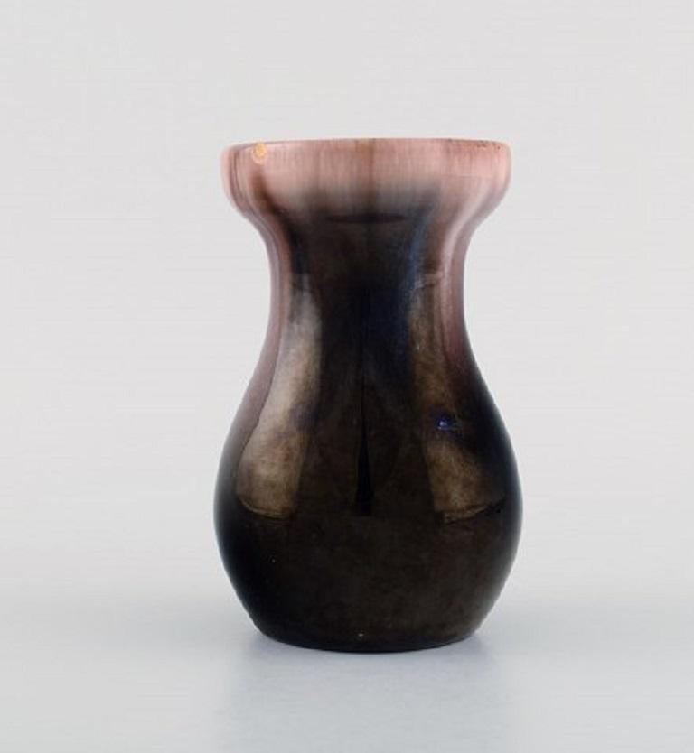 Michael Andersen, Danemark, Trois vases en céramique émaillée, années 1950 Bon état - En vente à Copenhagen, DK